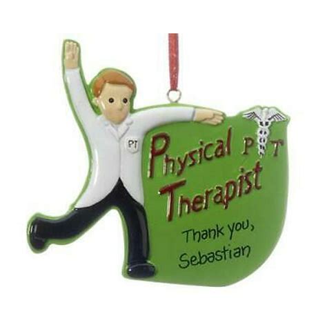 physical therapist ornament|physical therapy ornaments.